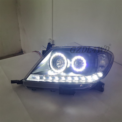 Custom LED Headlights For Toyota Hilux Kun 2005 2014 Hilux Vigo Front Lights