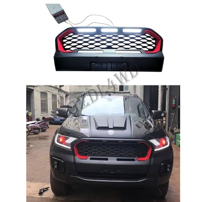 Customized Logo ABS Car Front Grille For Ford Ranger Wildtrak 2015-2018 T7